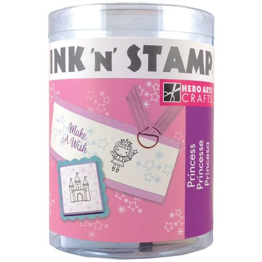 Buy The Hero Arts Ink N Stamp Rubber Stamp Tub Fairy Princess At Michaels